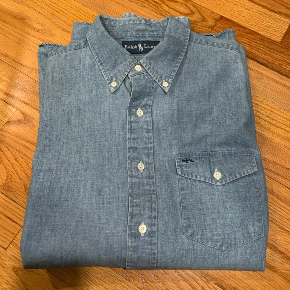 Men’s Polo Ralph Lauren Denim Shirt medium